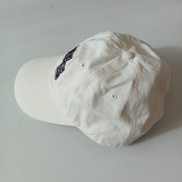 NORTH & ACRUX Embroidered Baseball Cap Hat One Size Men Activewear Gym White - Picture 5 of 9
